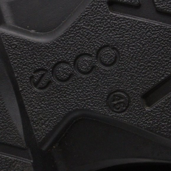 ECCO Seattle Oxfords Shoes Men Black Leather Lace Up Bike Toe Genuine Leather 46 - Picture 9 of 10